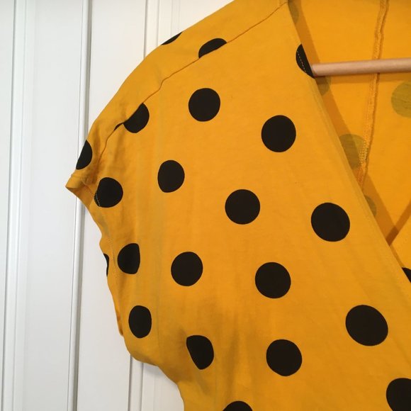 Zara NWOT polka dot wrap dress size small - Picture 3 of 13